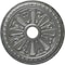 Ekena Millwork Bristol Ceiling Medallion (Fits Canopies up to 3 7/8"), 23 1/2"OD x 3 7/8"ID x 1"P, Silver CM23BISLS - alternate 1
